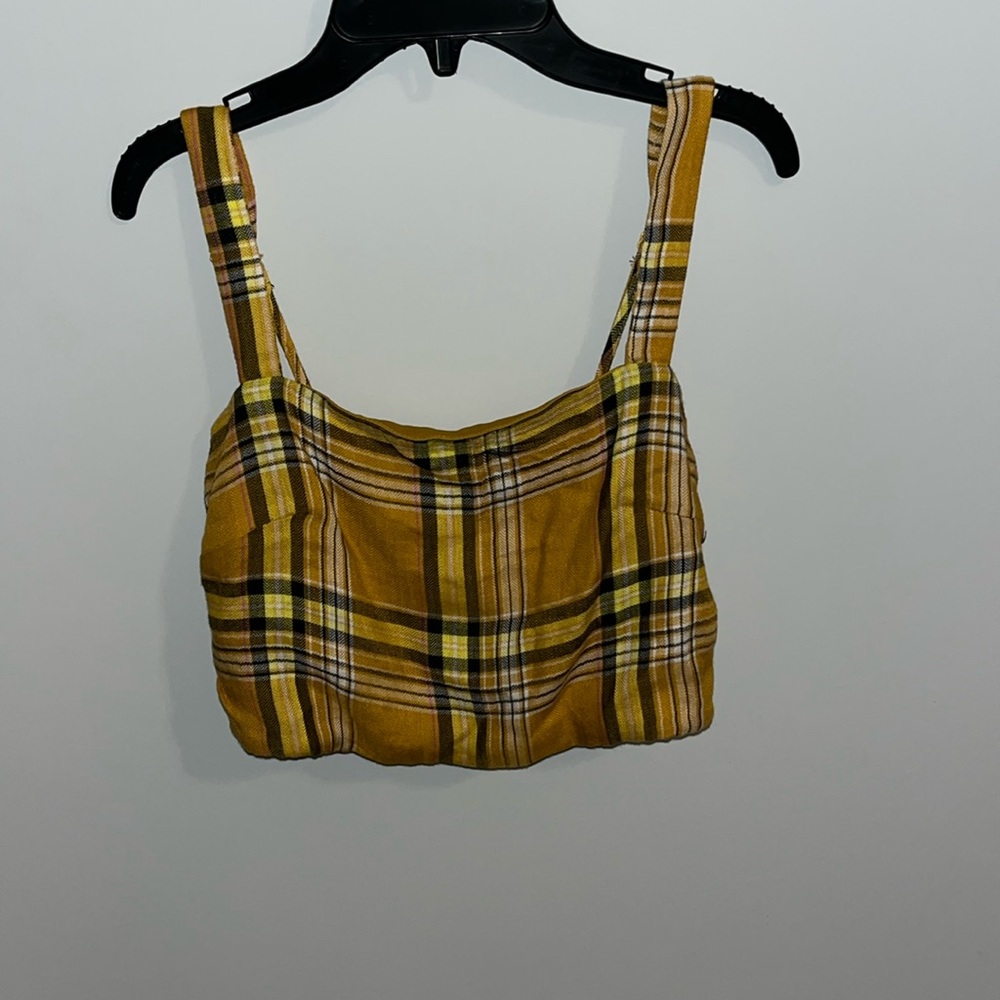 Plaid Crop top